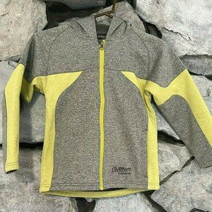 Snow Dragons by Boulder Gear Boys Sz 6 Soft Shell Casual Jacket Gray Green